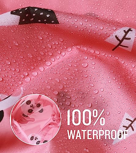 Image of SaphiRose Lightweight Kids Rain Poncho Jacket Waterproof Outwear Rain Coat