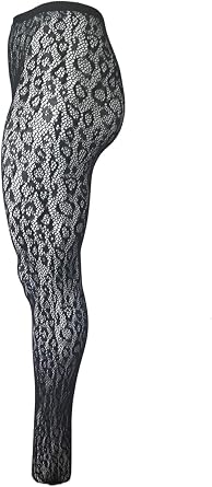 الجوارب البرية ليوبارد الأسود شبكة صيد السمك من Yelete Queen Size