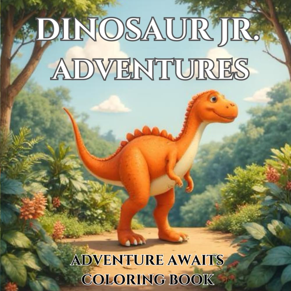 Dinosaur Jr. Adventures: Adventure Awaits Coloring Book