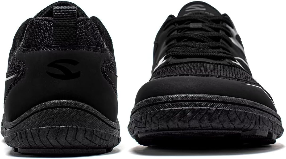 HOBIBEAR Unisex Wide Toe Barefoot Shoes Minimalist Sneakers for Men Women Lace-up Walking Shoes - Image 3