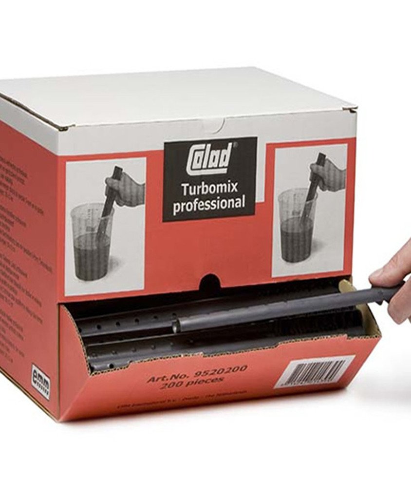 Colad Turbomix Rührstäbe 30x3cm 200 Stück Dispenserkarton