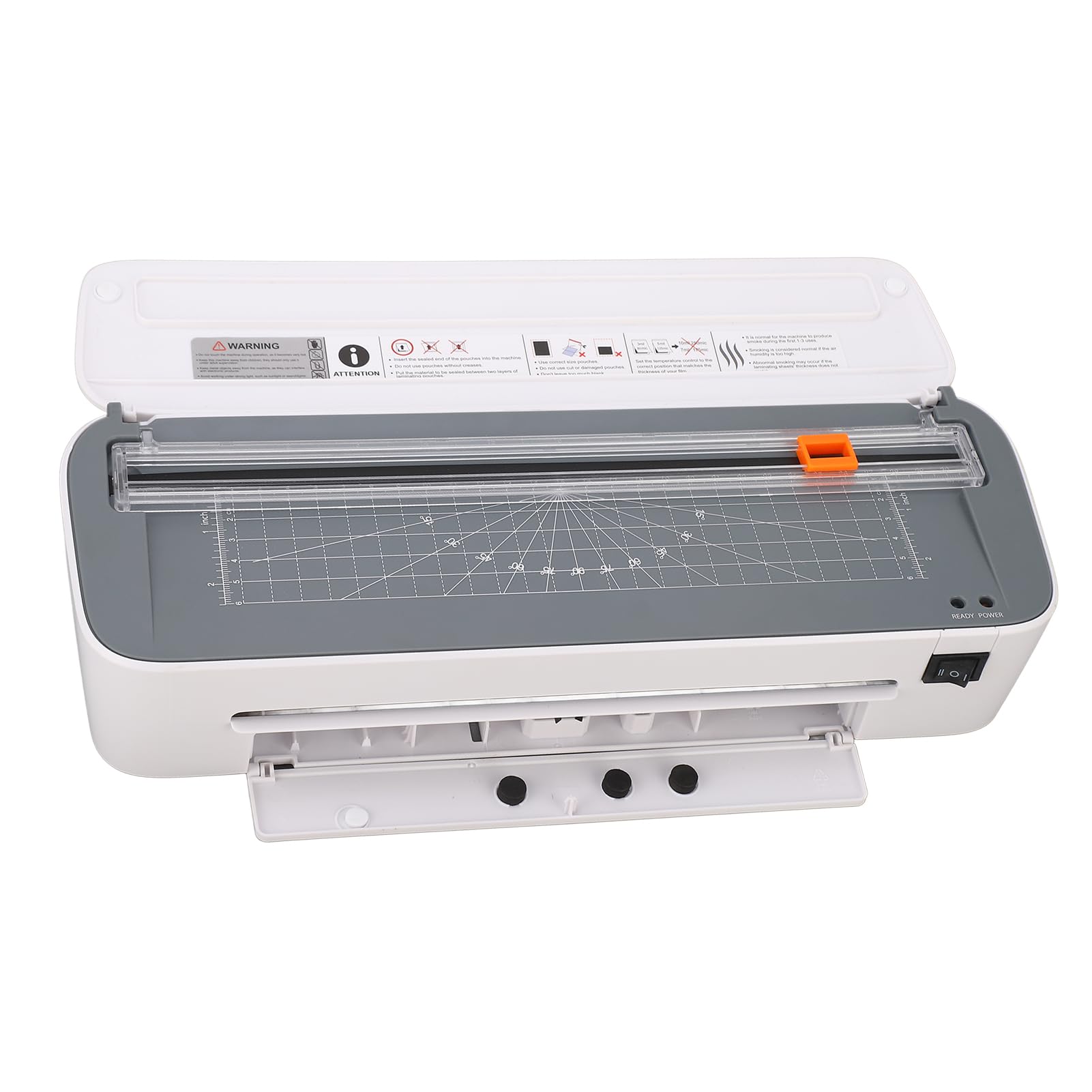 Macchina Laminatoria Versatile con Taglierina e Rotonde - Modalità Calda Rapida, Calda/fredda per Ufficio, Scuola e Business, Plug 220v -240v UE (Plug 220-240 V.)
