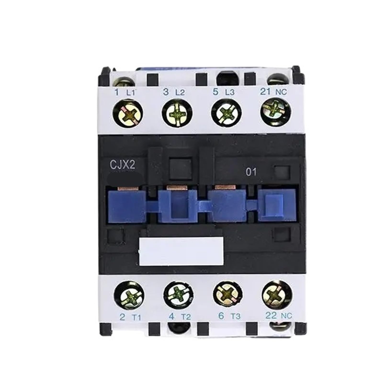 Contactor trifásico 25 A CJX2-2501 1NC para evitar sobrecargas en motores industriales