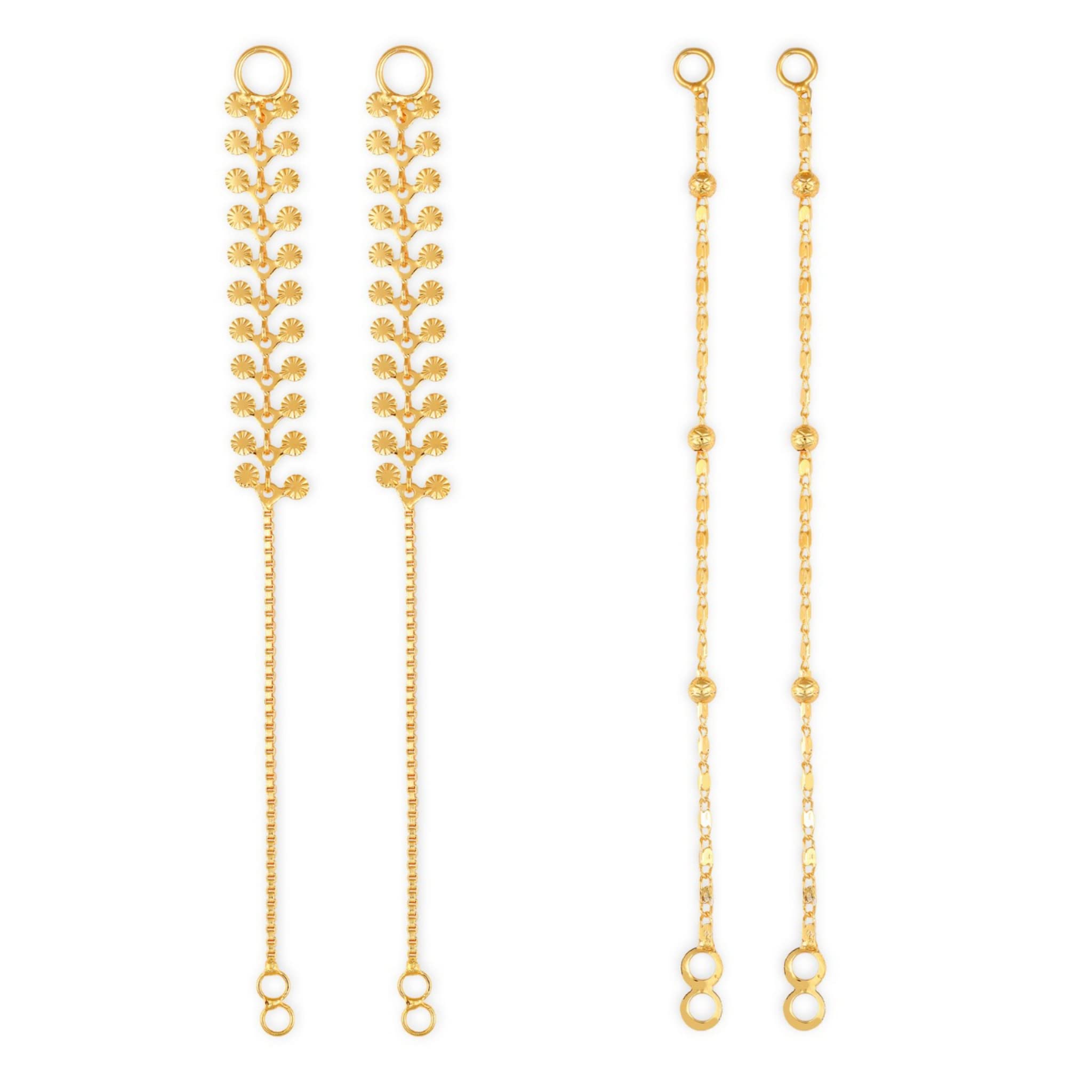 Vighnaharta 1 one gram gold Plated alloy Kanchain Ear chain kanoti ear Cuff Ear to Ear Chain Combo valentine day gift valentineday gift for her gift for him gift for women gift for men love gift gifts ValentinesDay2023 for Women and Girls [VFJ1006-10 (B09SV58H9Y) Amazon Price History, Amazon Price Tracker
