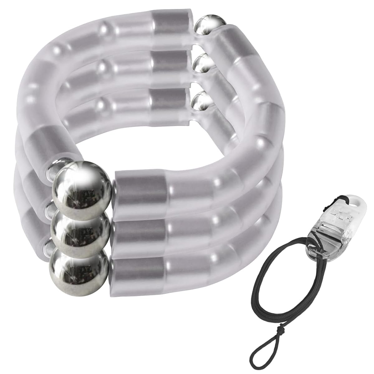 仮性リング クマッキーZⅡ 小さめ対応 ペニスリング 日本製 ネオジム磁石搭載 コックリング アダルトグッズ(新･紛失防止ストラップ付)(鎖型 3個)