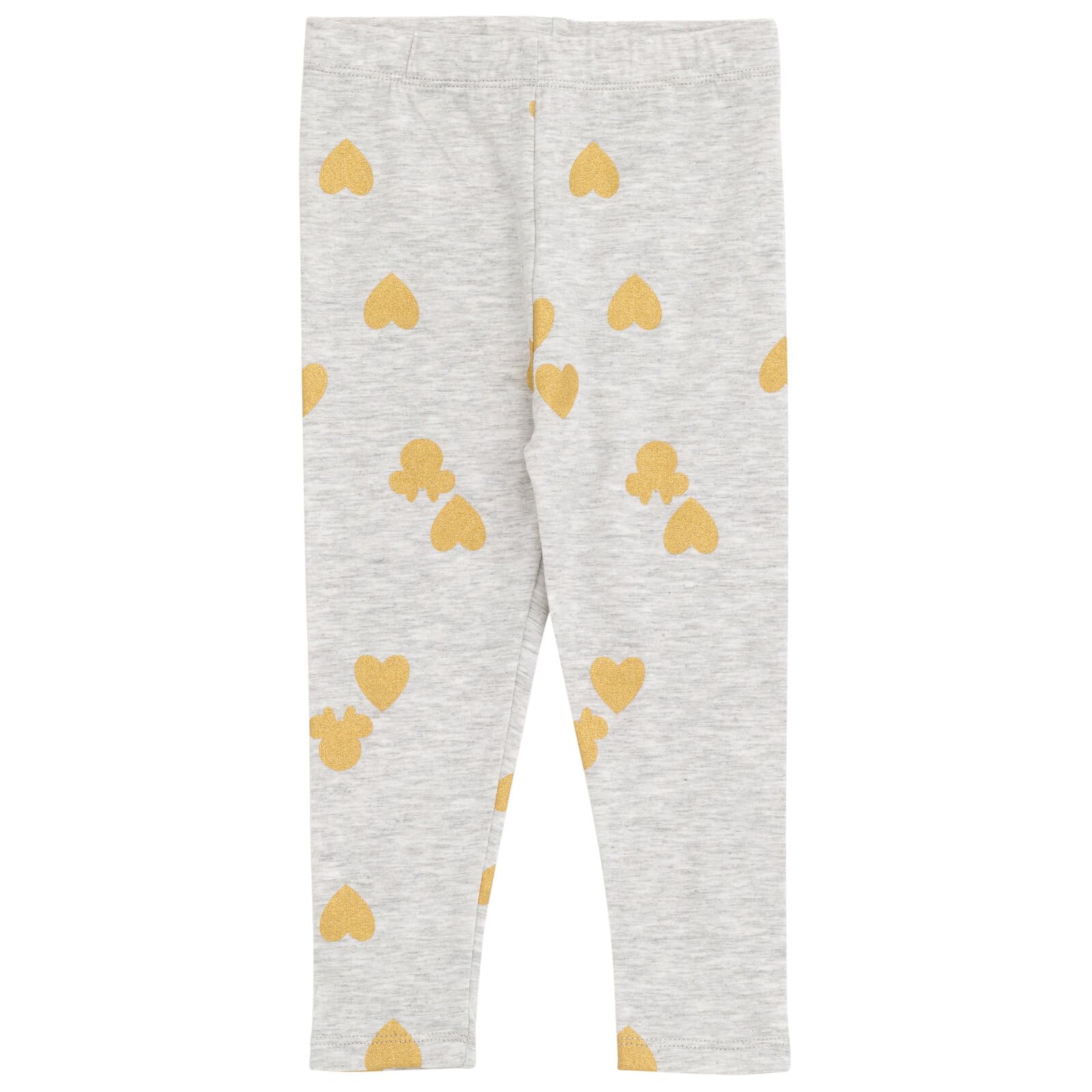 Disney Myszka Minnie zapinana na zamek kamizelka puchowa koszulka i legginsy 3-częściowy strój zestaw dla niemowląt dla dużego dziecka
