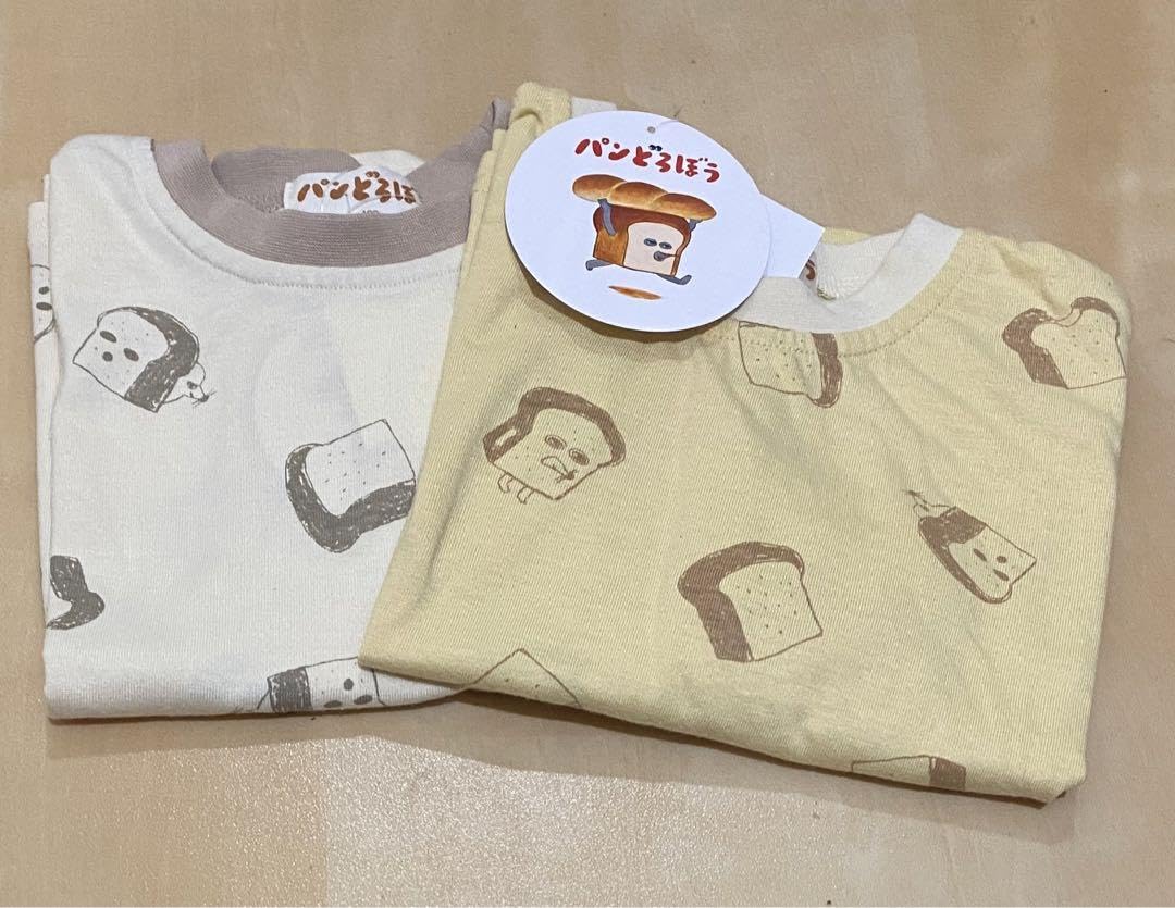 Amazon.co.jp: パンどろぼう Tシャツ 2枚セット 100cm バースデイ 