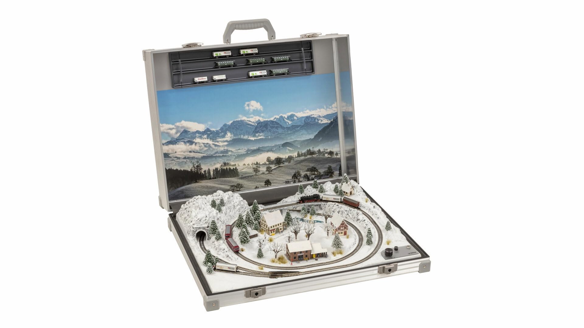 NOCH Prellbock Miniature Réaliste Lot De 2 - Accessoire Parfait Pour Voie N Train Modélisme