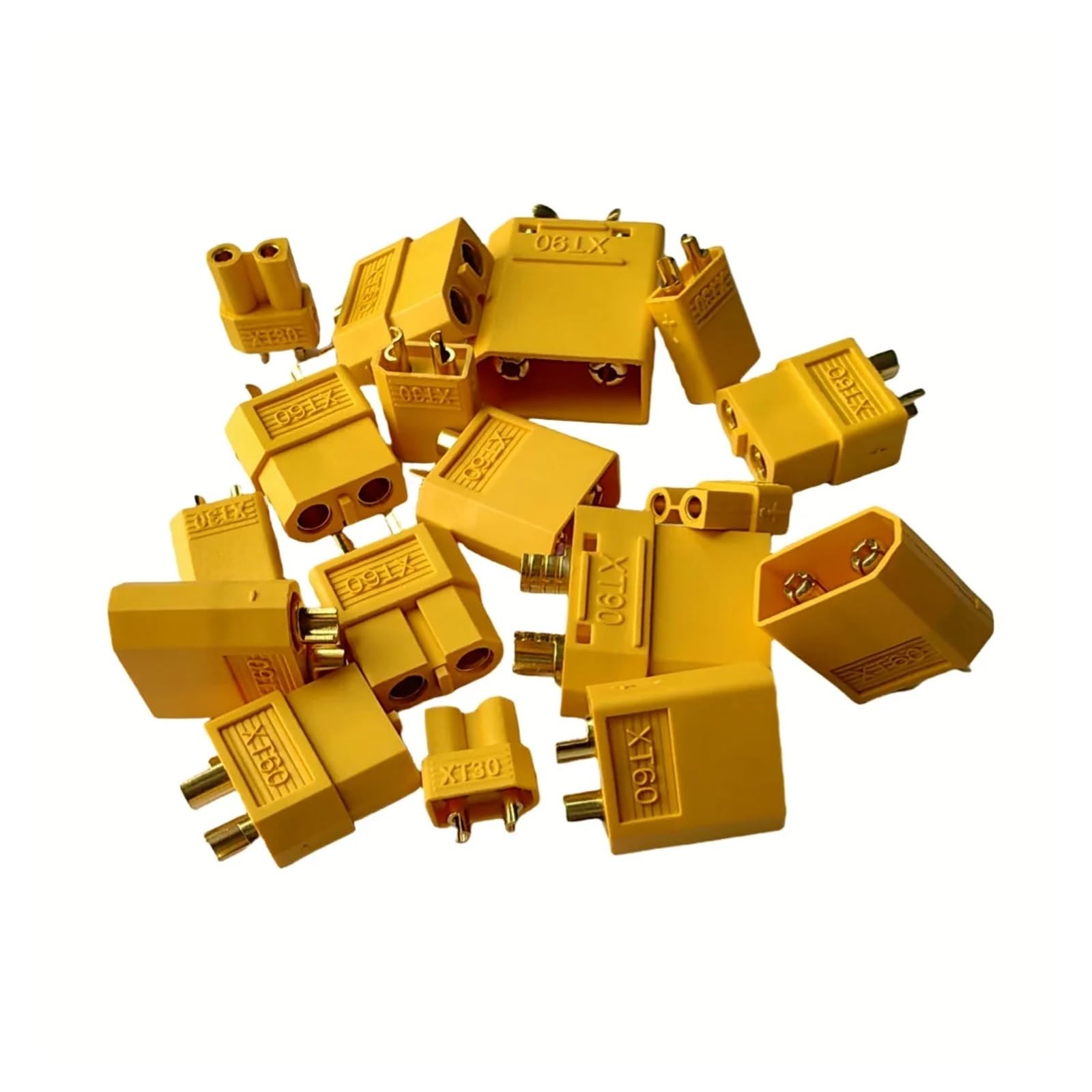 XT XT30 XT60 XT90 Series Connecteur de type bille mâle et femelle, borne de charge, convient pour batterie Lipo RC, connecteur étanche HCHDTT (XT30 mâle femelle, 10 paires)