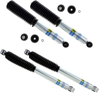 Bilstein B8 5100 Series Front & Rear Shock Set for Silverado/Sierra 1500-3500 HD - 2-2.5" Lift, Fade-Free Performance, Easy Bolt-On Install