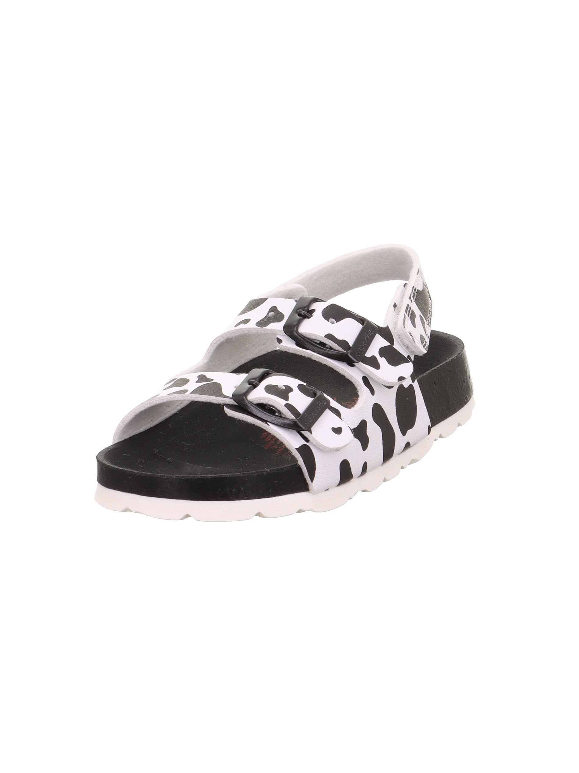 Superfit Footbed Slippers, Black/White 0000, 30 EU