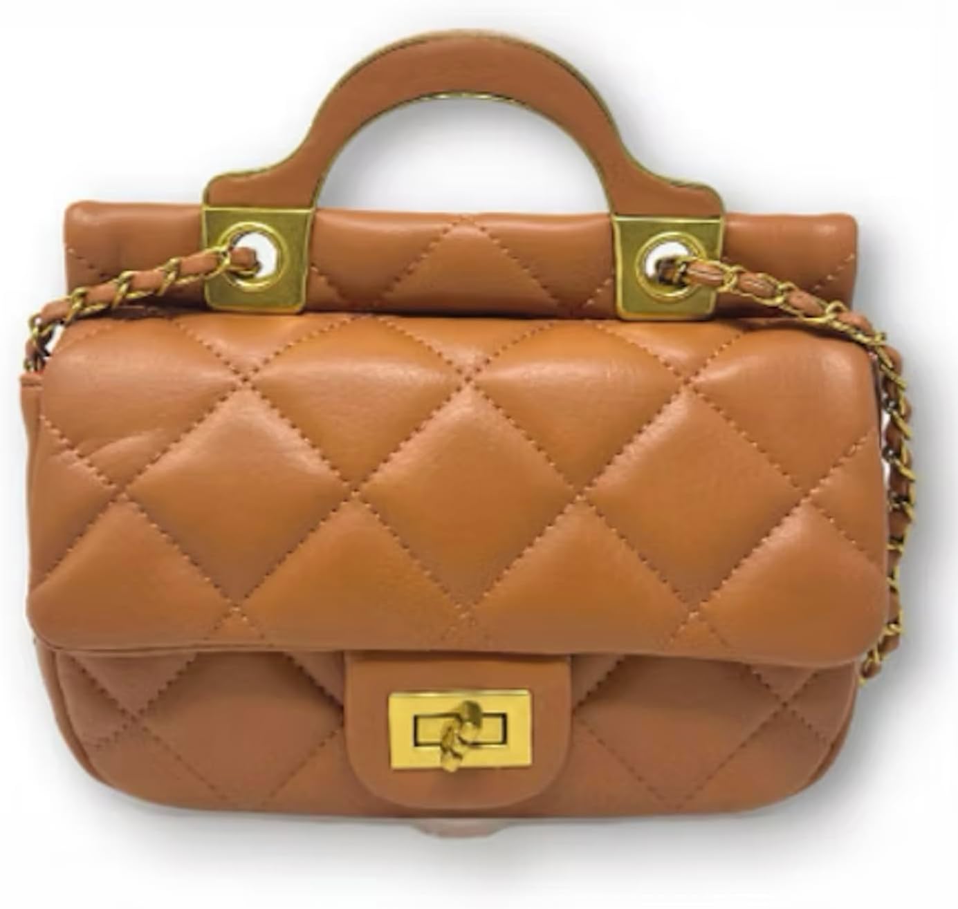 Crossbody bag for women small fragrant style chain 、Adjustable Straps,Buckle Opening