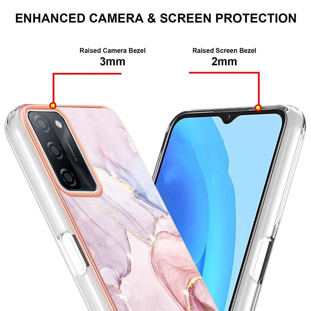 Oppo A16S / A16 / A54S - Custodia protettiva resistente e resistente per telefono con anello magnetico in metallo con cavalletto, sottile, antiurto, per Oppo A16S / A16 / A54S, colore: Verde scuro