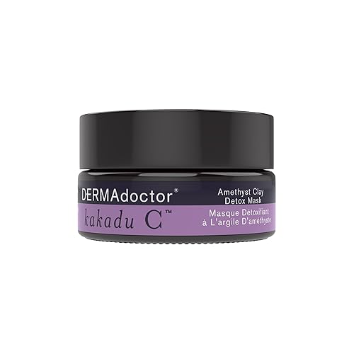 Miniatura 1 de DERMAdoctor Kakadu C - Máscara de desintoxicación de arcilla de amatista, 1.69 onzas líquidas