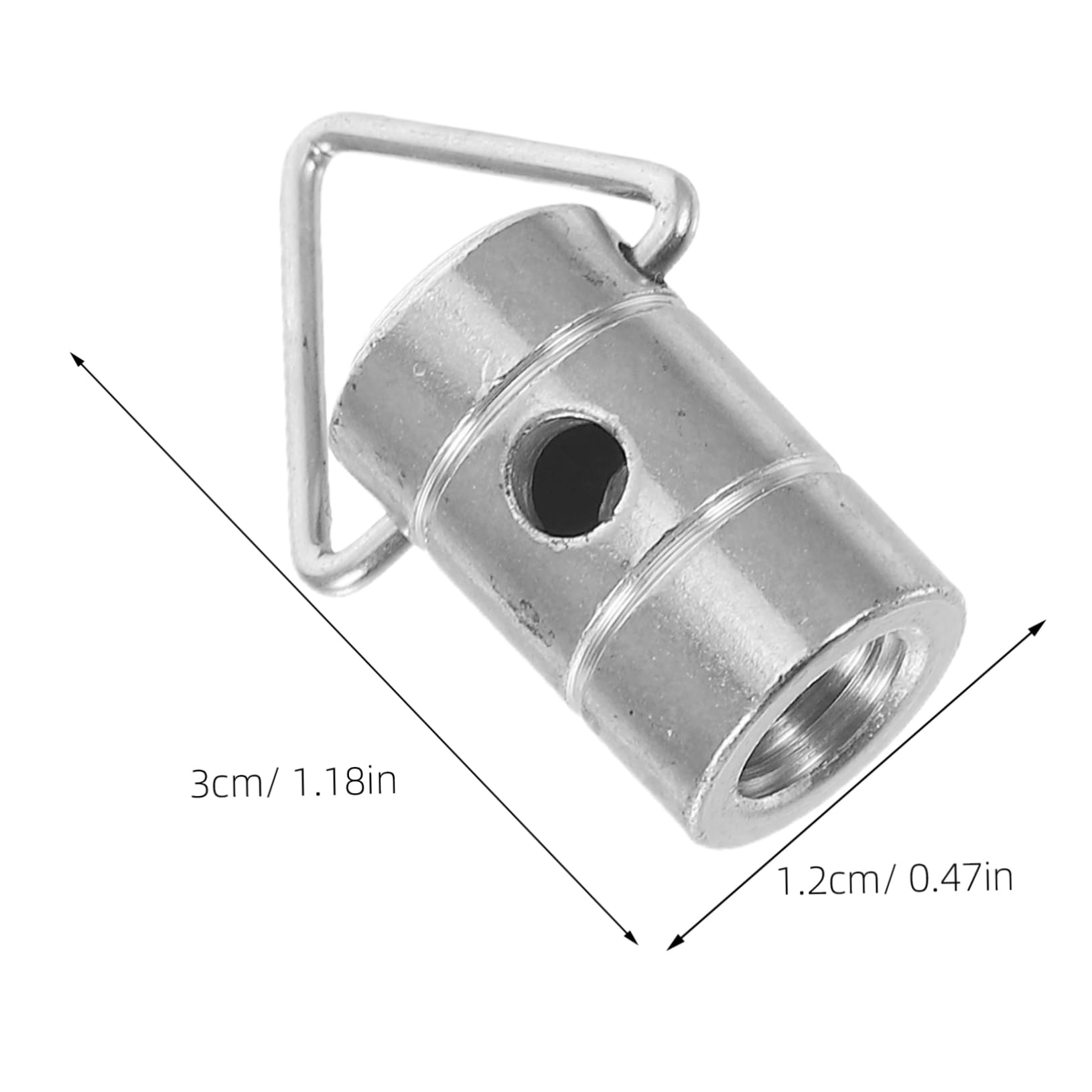 Toyvian Banjo Strap Hook Metal Fastener Button Secure Locking System for Acoustic Guitar Elegant Design Easy to Use Guitar Strap Lock Accessory for Musicians