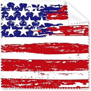 Stars and Stripes Air Brushing America Flag Cleaning Cloth Phone Screen Glasses Cleaner 5pcs