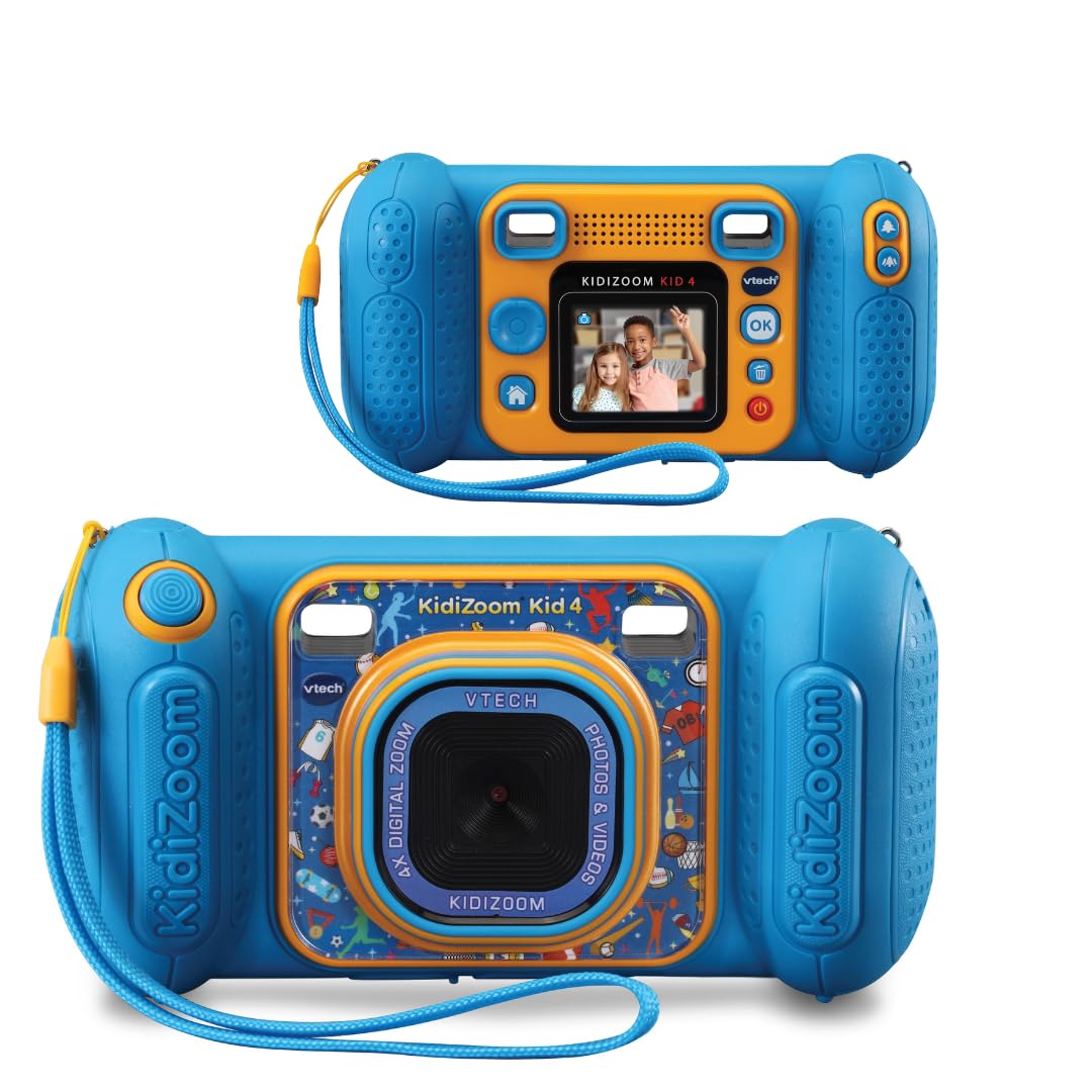 VTech KidiZoom Kid 4 - Children's Camera with Games and Parental Control - For Children Aged 4-8 Years
