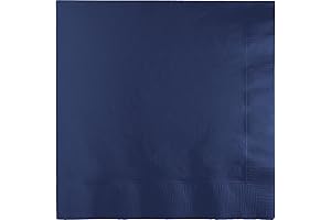 Touch of Color 3-Ply Paper Dinner Napkins - Navy Elegance for Special Occasions