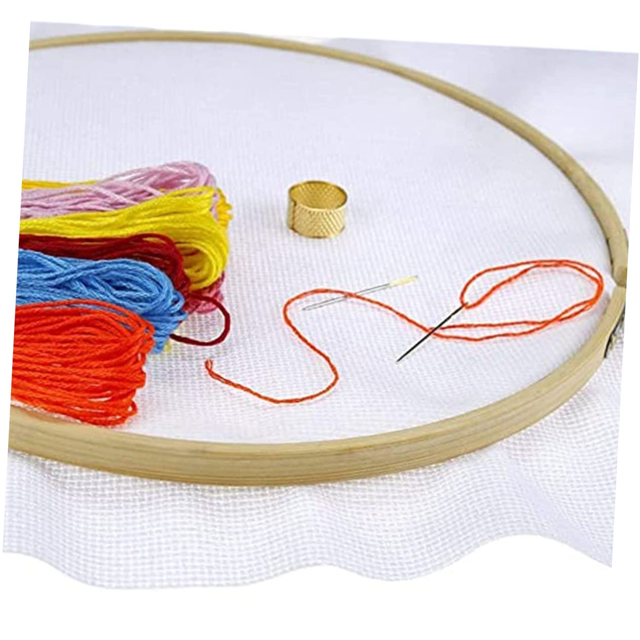 Homoyoyo 8Pcs Cross Stitch Cloths Embroidery for DIY Projects Gridding for Needlework Crafting and Garment Embroidery