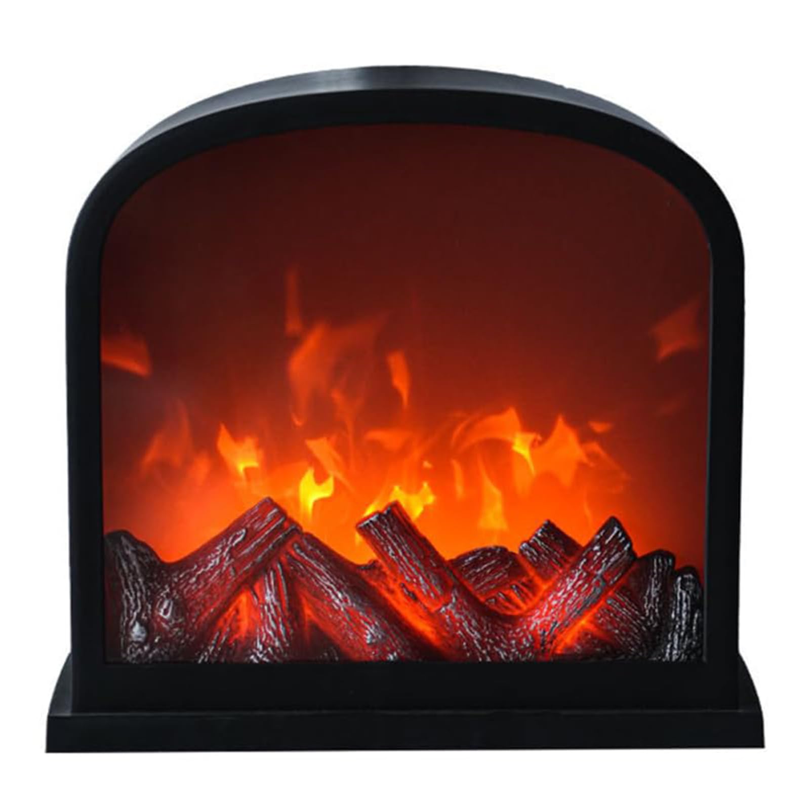 Nrgqaxm Multicolor Fake Fireplaces, Decorative Small Fireplace-Lantern Fireplaces Lights For Inside With Led Flame Effect Flameless Electric Light For Home Christmas Decoration Indoor Outdoor Decor