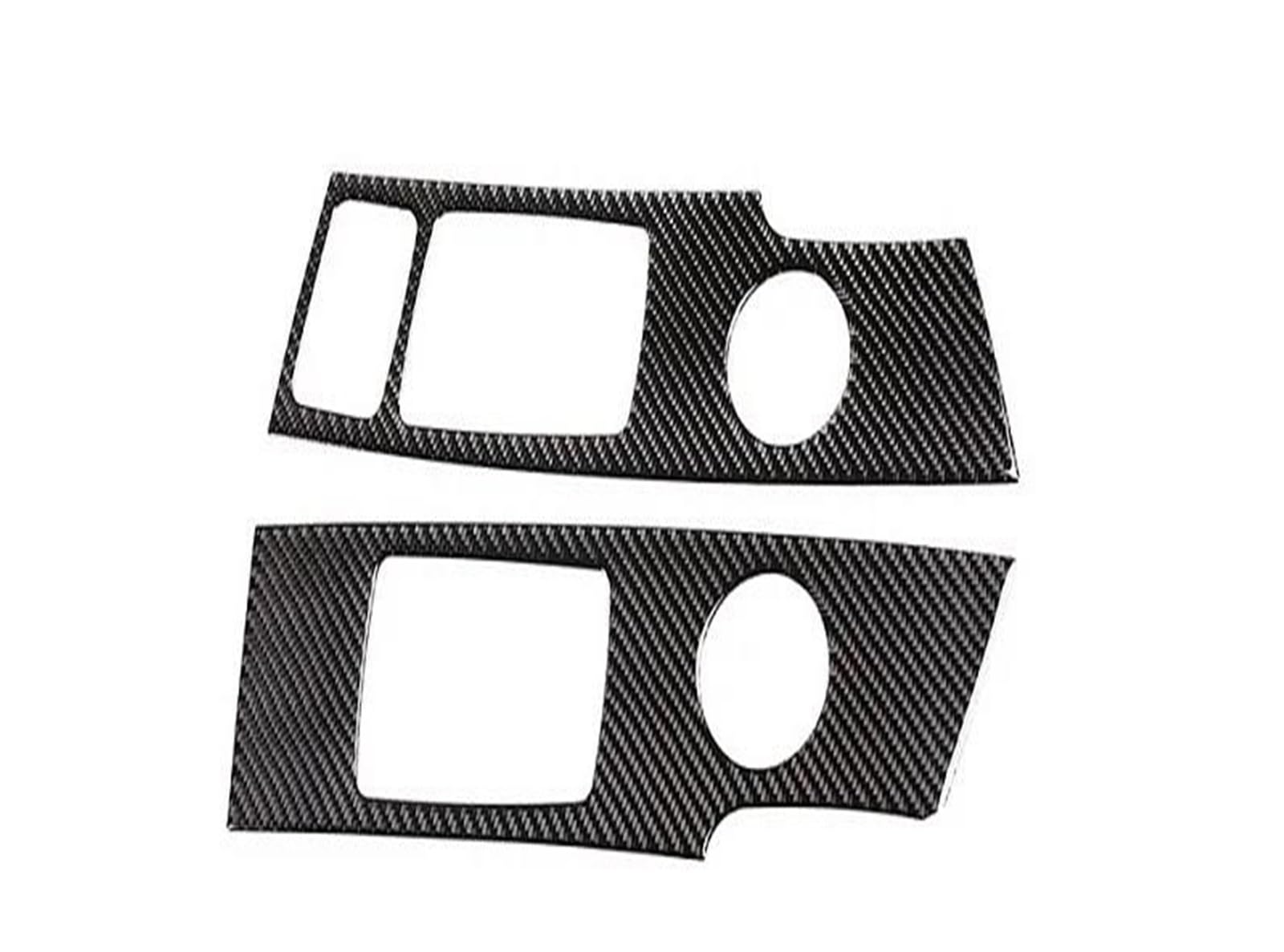 Car Interior for CRV 2007 2008 2009 2010 2011 Car Decorative Carbon Fiber Black Stickers Interior Kit Accessories(Z)