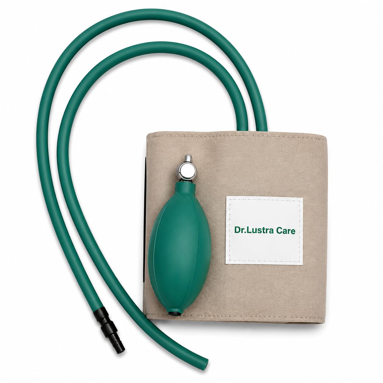 Regular BP Cuff with Bladder, Bulb & Metal Valve | Adult Replacement BP Monitor Arm Cuff Compatible with Diamond & Other Manual Aneroid/Mercurial Sphygmomanometers | Green | Complete BP Cuff Set-picture-31