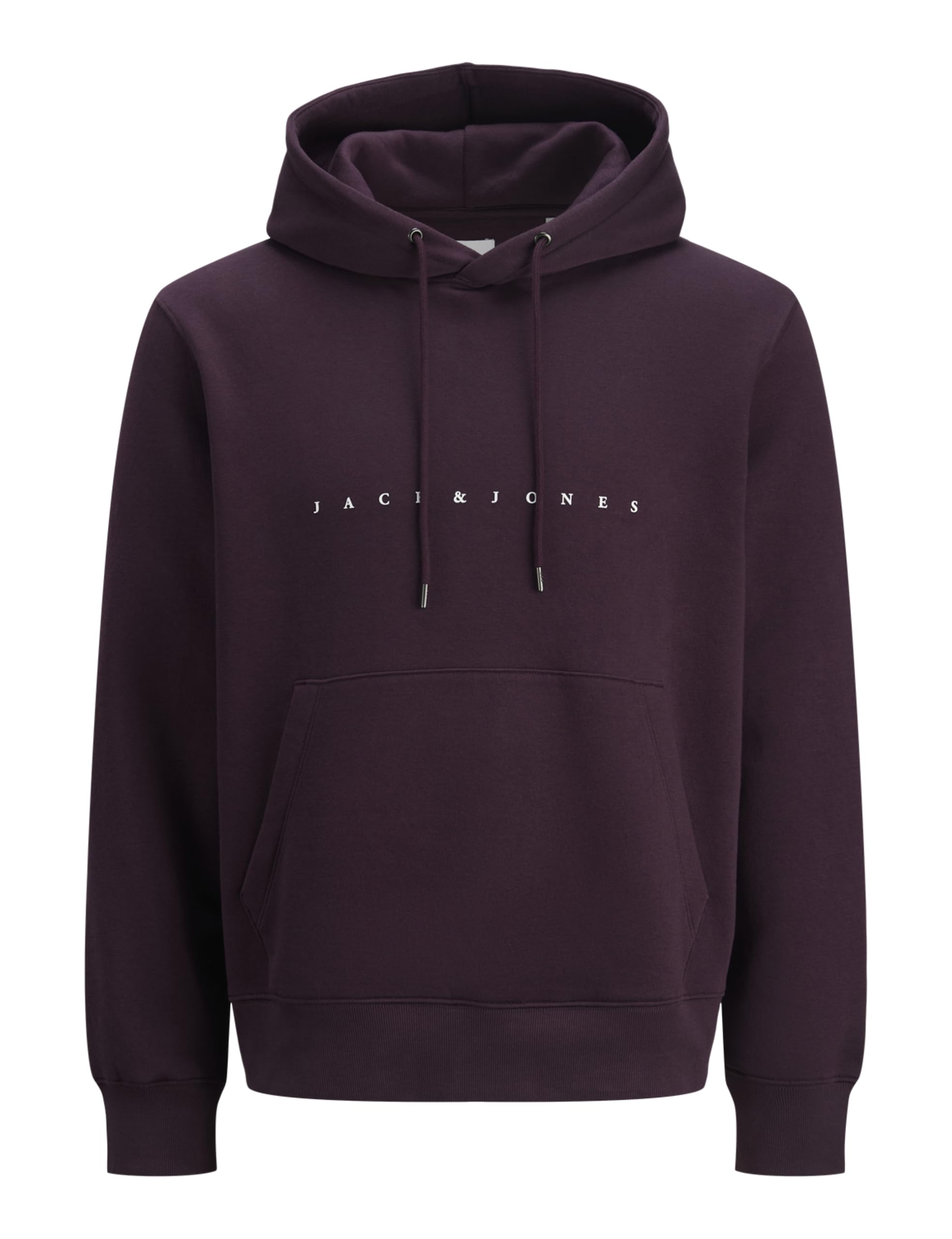 JACK & JONES Plus Men's Jjestar Jj Sweat Hood Noos Pls Hoodie, Plum Perfect, 6XL
