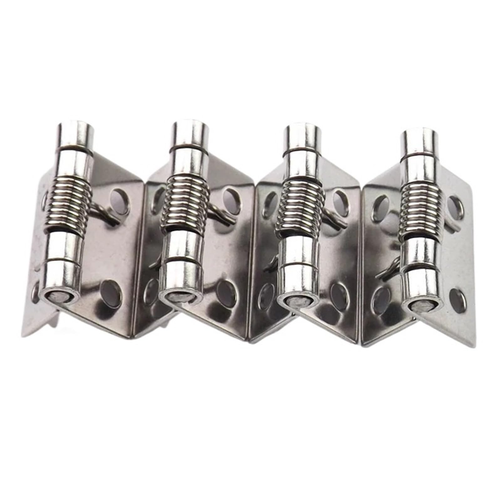 Wsqhao One Color 6Pcs Stainless Steel 304 Cabinet Hinge Spring Automatic Closing Back For Doors(1 Inch)