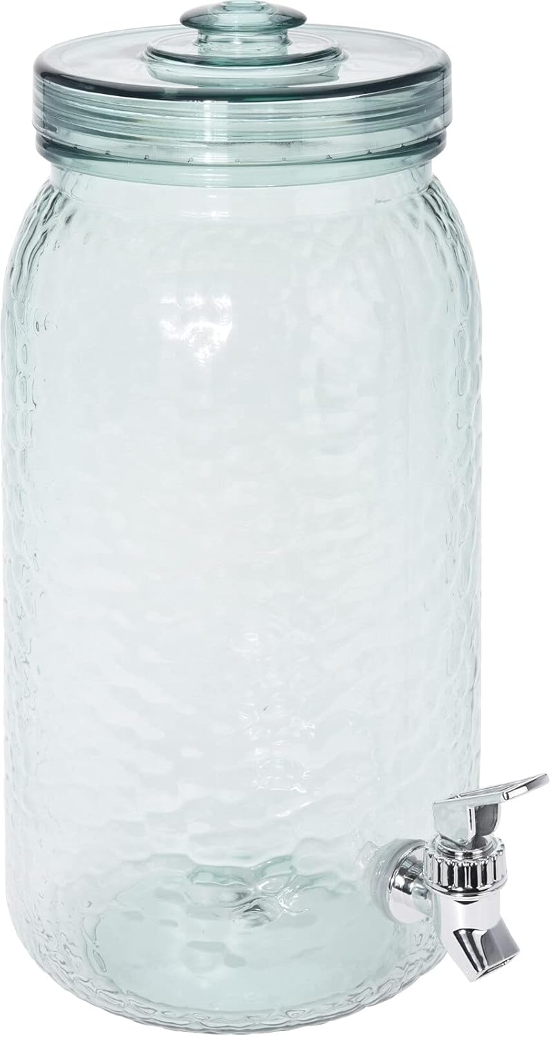 5 Litre Plastic Drinks Dispenser with Tap & Lid Water Juice Cocktail