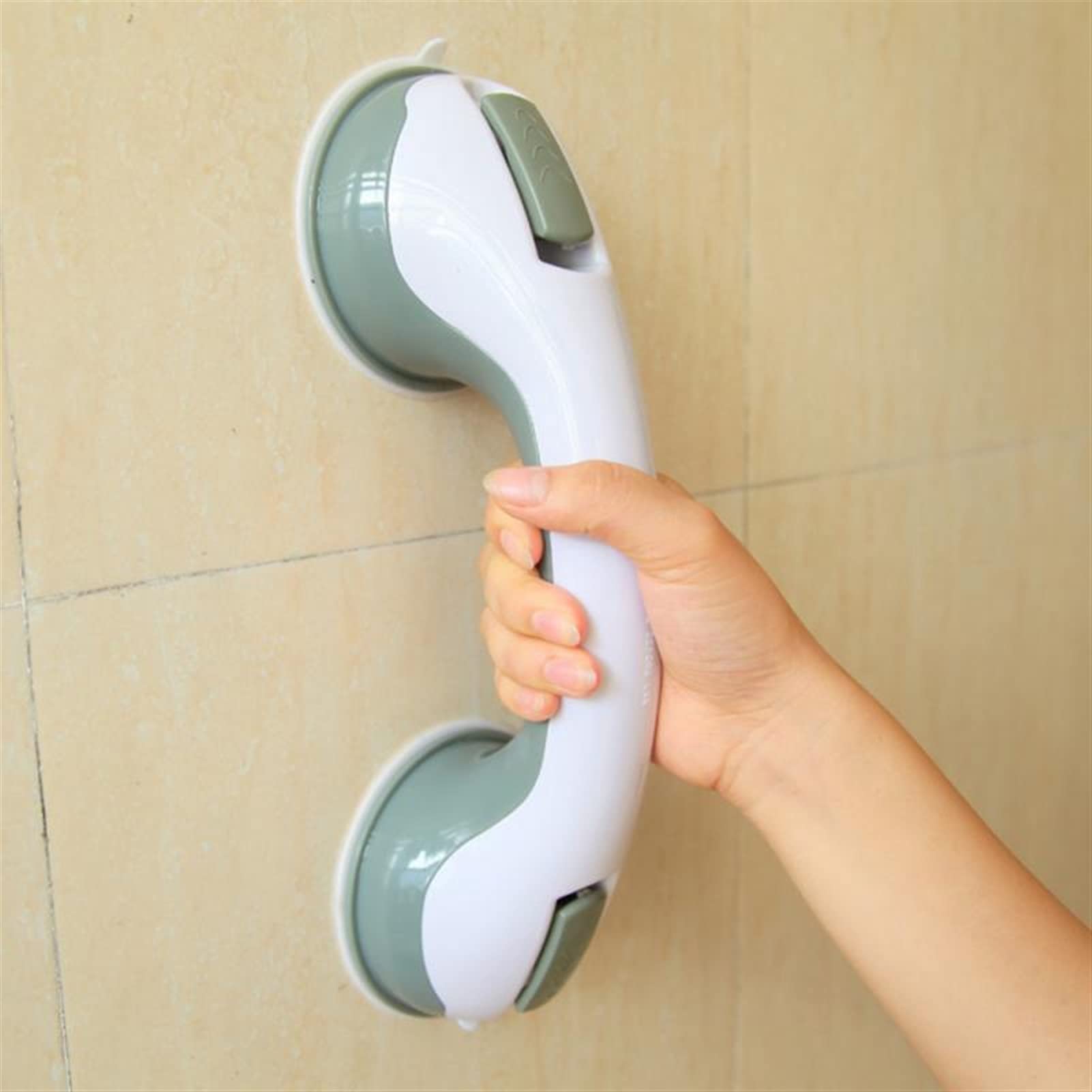 Barra de Agarre de Ducha de succión, Barra de Agarre Antideslizante con Ventosa para baño para Ancianos, bañera de Seguridad para baño, manija de Agarre para baño