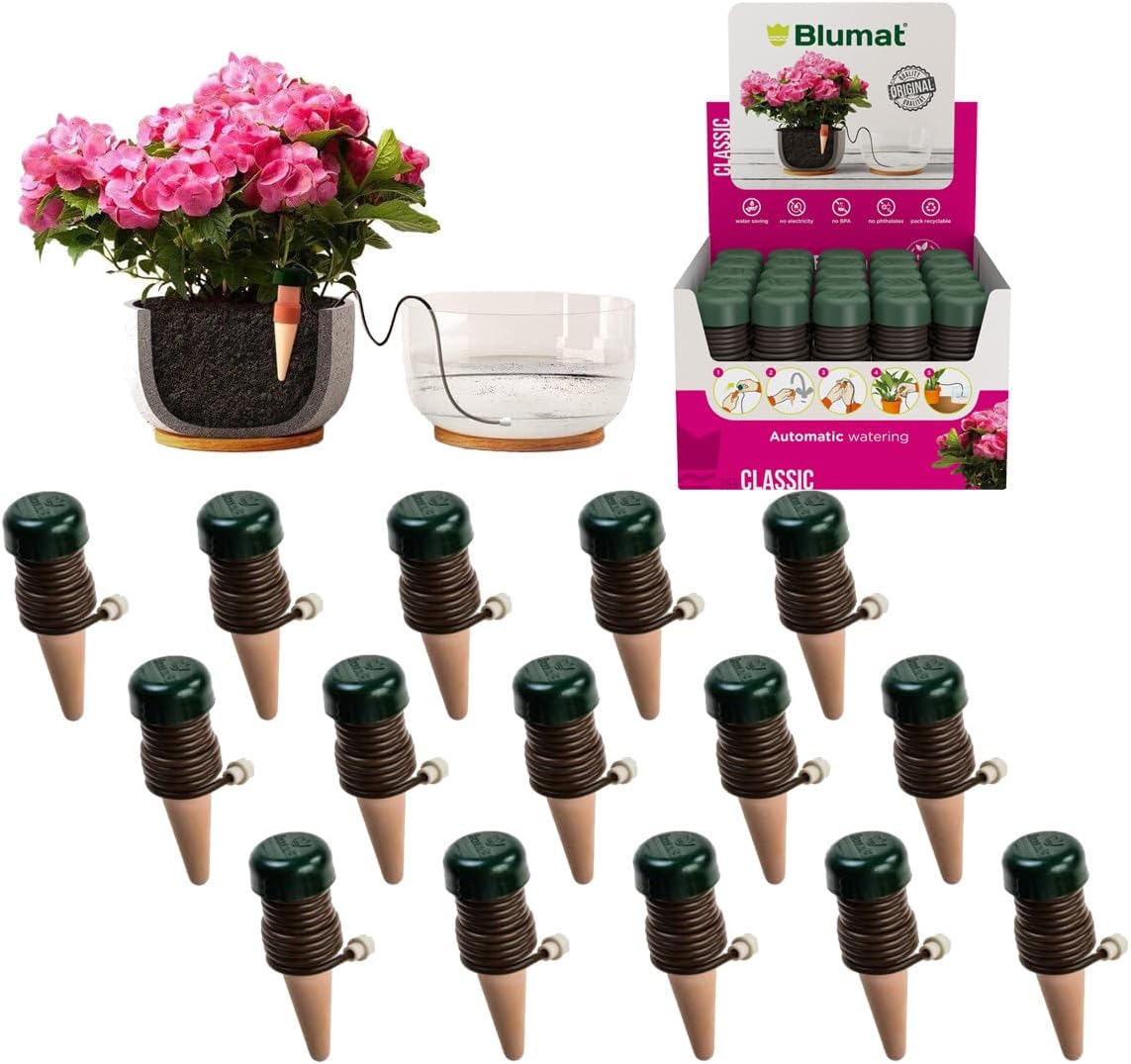 Blumat Classic (Jr.) Automatic Plant Watering Stakes (15 Pack)