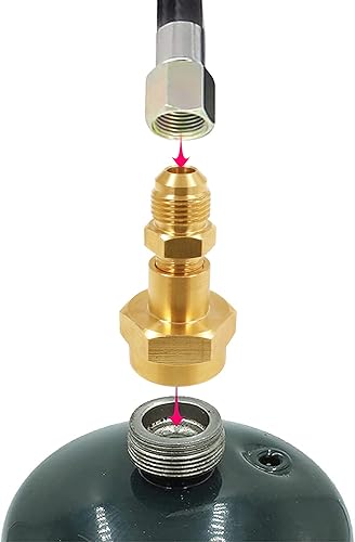Miniatura 2 de MENSI Adaptador de latón con rosca macho de 38 pulgadas con conexión de manguera de extensión de alta presión con destello femenino de 38 pulgadas