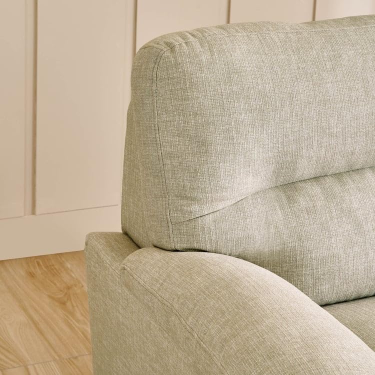 Image of Home Centre | Mojo | Fabric|Solid Wood | 2 Seater Sofas | Beige | 1 Year Warranty