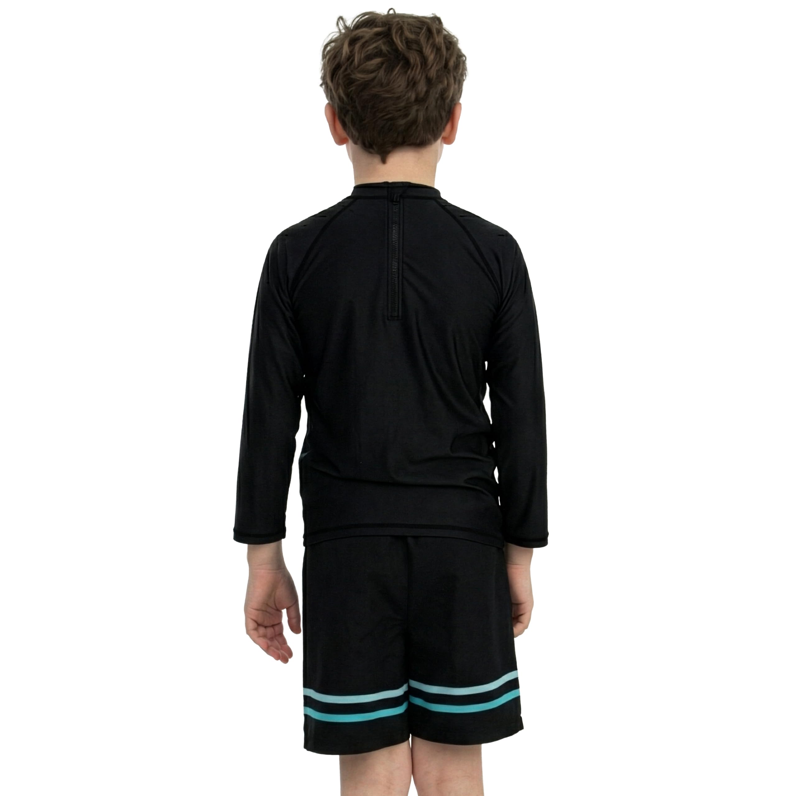 Fortnite Maillots de Bain garçons, Combinaison Natation Deux pièces, Maillot de Bain Enfant Garcon Manches Longues