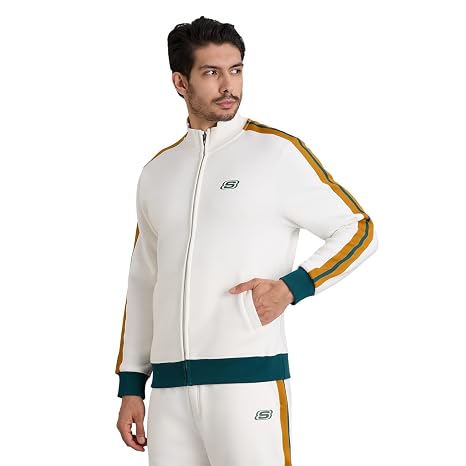 Buy Skechers Men's A-Line Coat (JA0158ID_White at Amazon.in