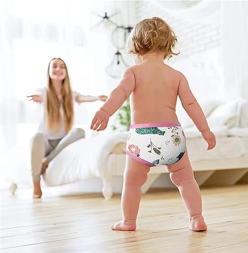 Miniatura 5 de Paquete de 8 unidades de ropa interior de entrenamiento para ir al baño, pantalones de entrenamiento absorbentes para niños pequeños, ropa interior