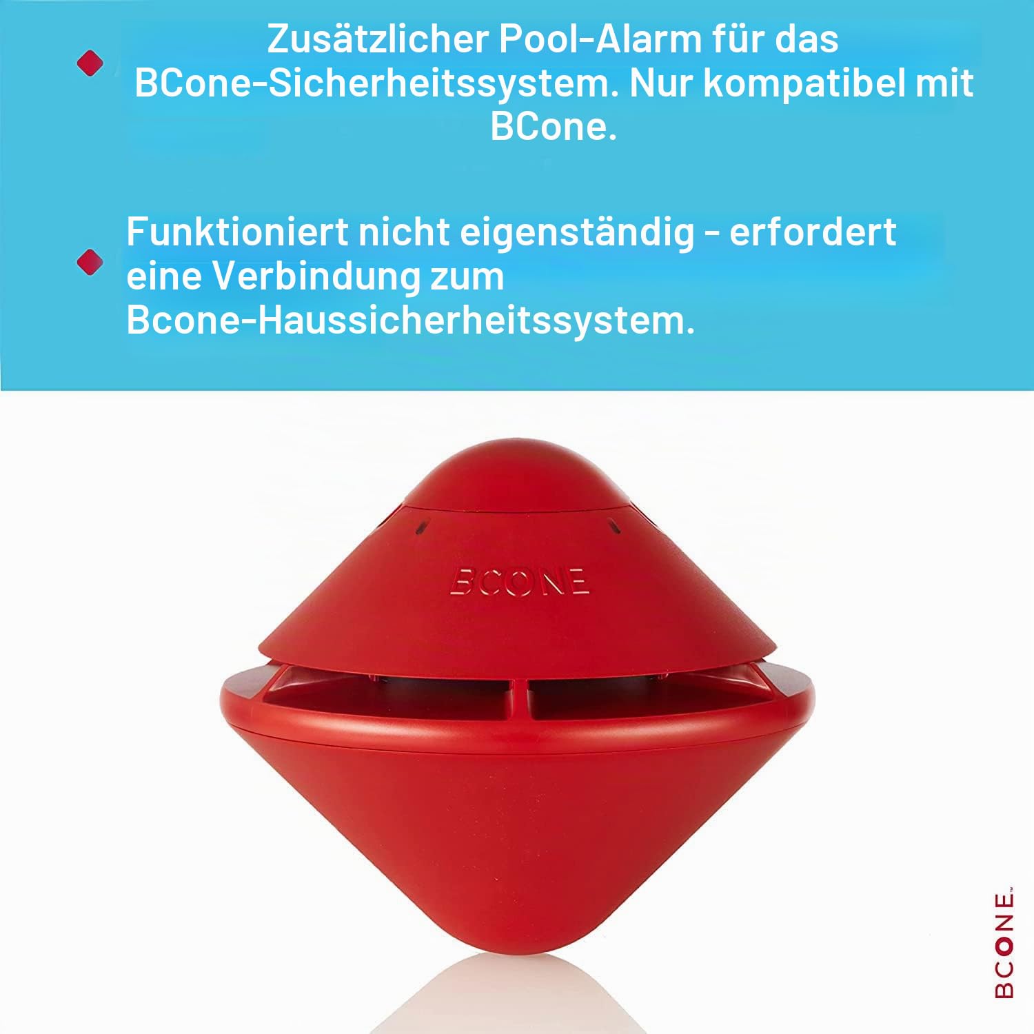 Lifebuoy Originalteil für BCone Poolalarm – zusätzliche Pool-Einheit für BCone Poolalarmanlage