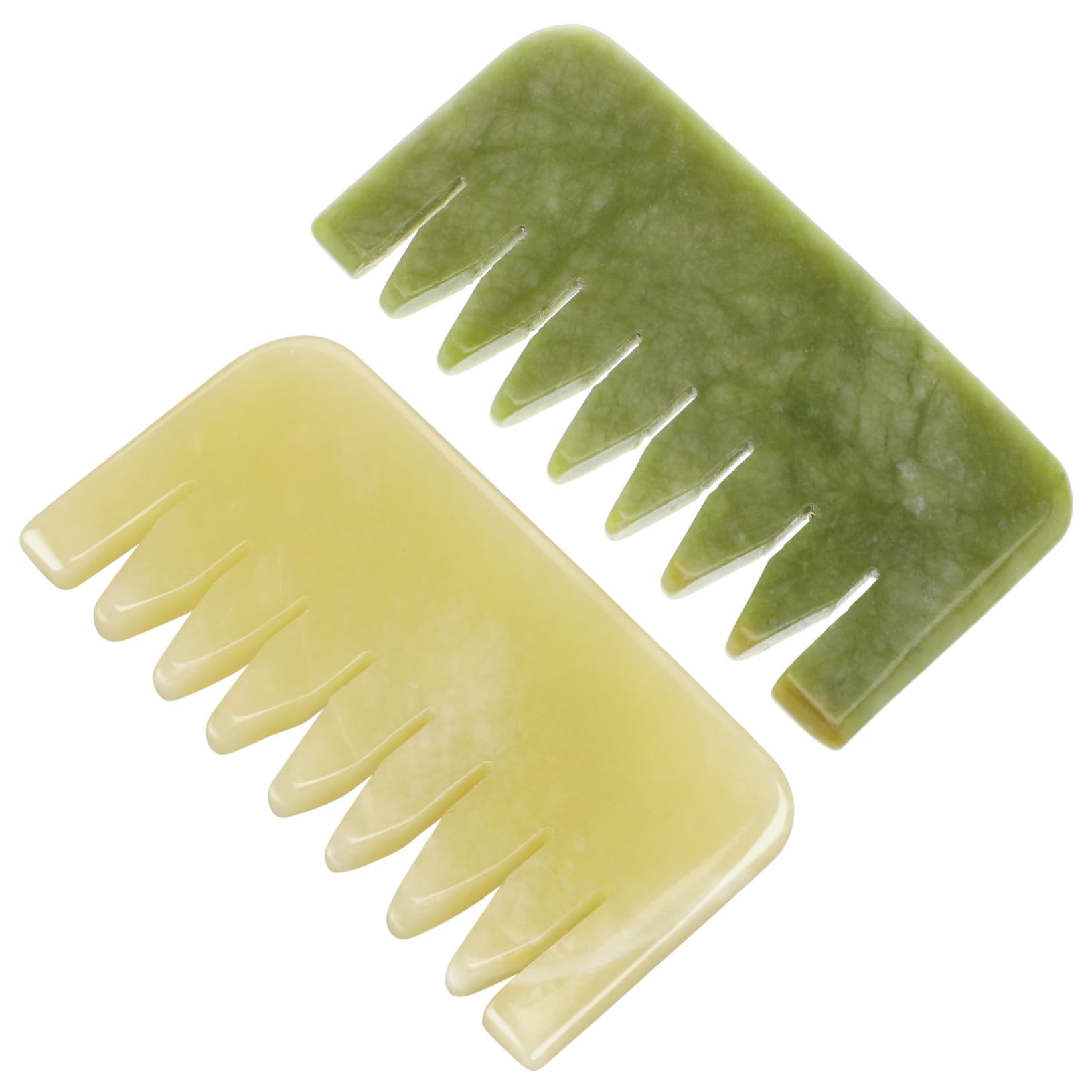 2 Set Pettine Massaggiante Massaggiatore Per Capelluto Portatile Gua Rilassamento E Dei Per Uso 2 Pezzi * 2