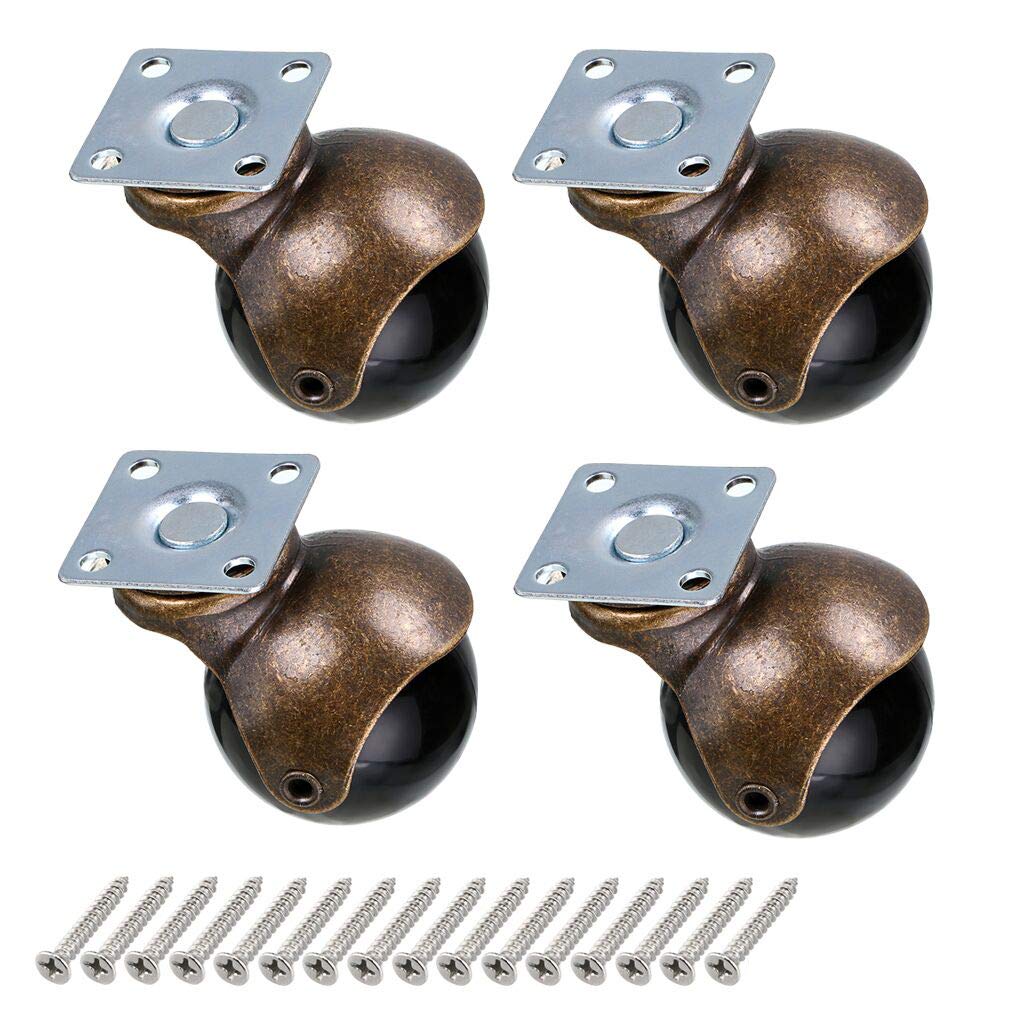 Skelang Caster Wheels Pack of 4 Plate caster wheels 38×38mm (1.5") SKE20190603