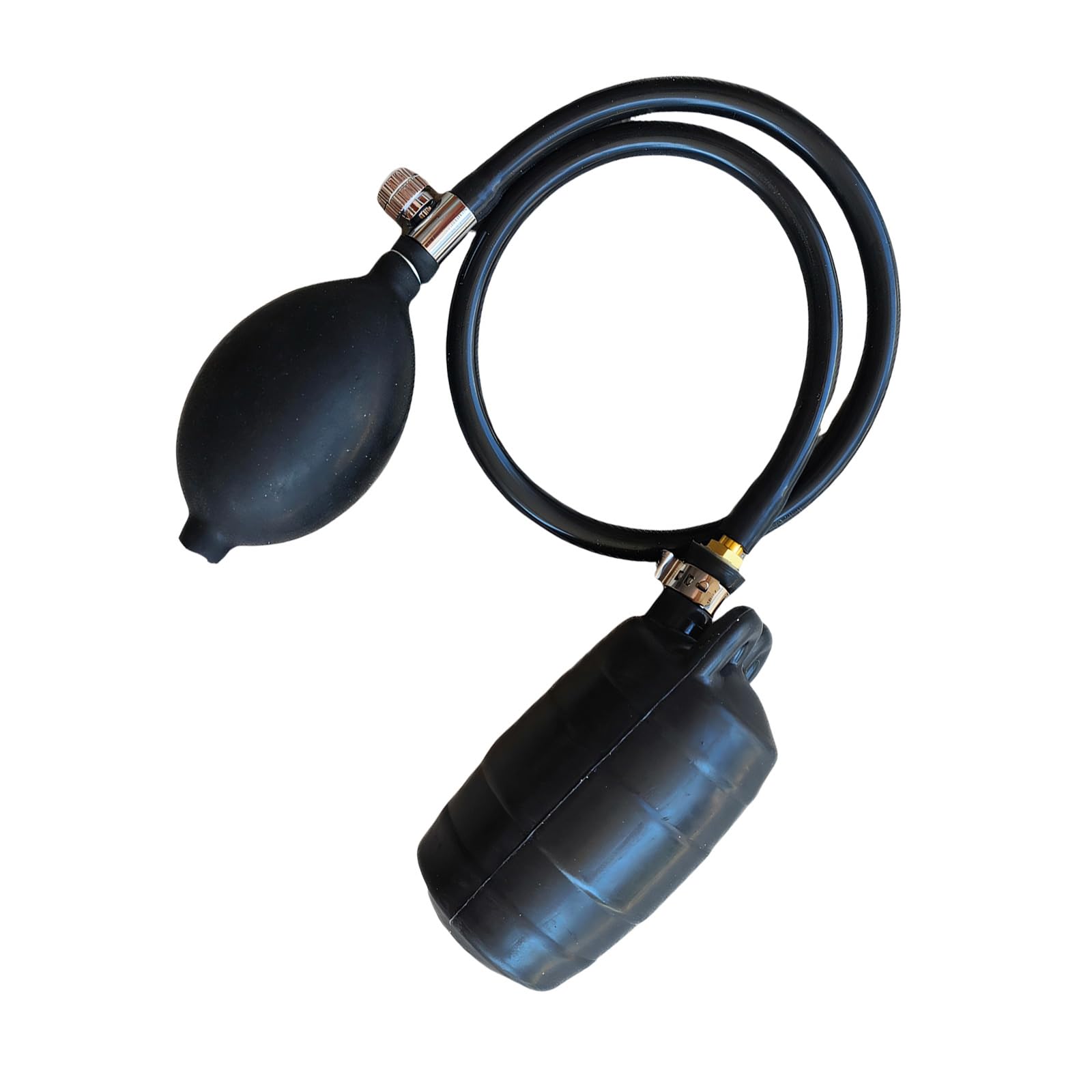 Ypbew 50Mm Duty Rubber Pipe Stopper Balloon For Leak Detection Repair In Plumbing Works Heavy Duty Rubber Inflatable Pipe Plug Stopper Balloon Block With Hand Pumps