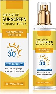 Ultimate Hair & Scalp Sunscreen Spray SPF 30 | Color-Safe UV Blocker for...