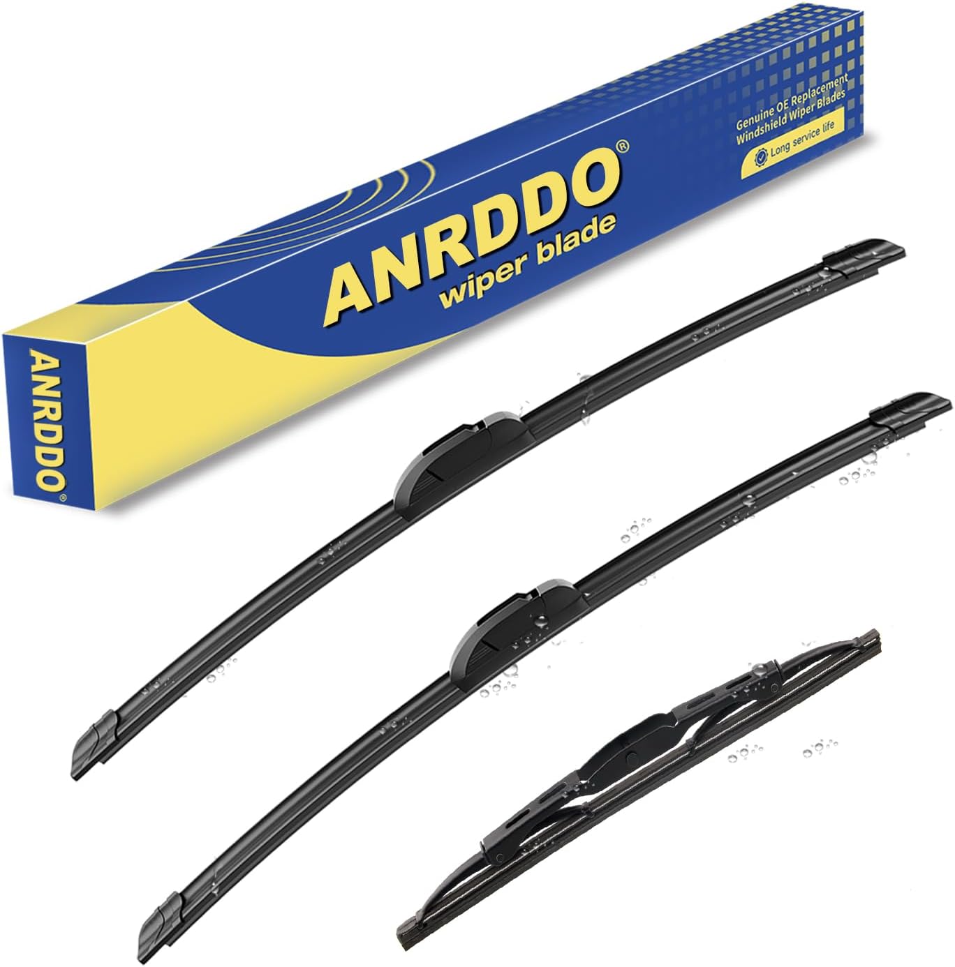 3 wipers Replacement for GMC Acadia 2017 2018 2019 2020 2021 2022, Windshield Wiper