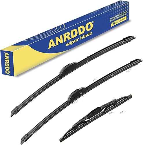 Miniatura 17 de Limpiaparabrisas de repuesto de pieza de fabricante, reemplazo de equipo original, juego de 2 limpiaparabrisas de 24 y 21 pulgadas