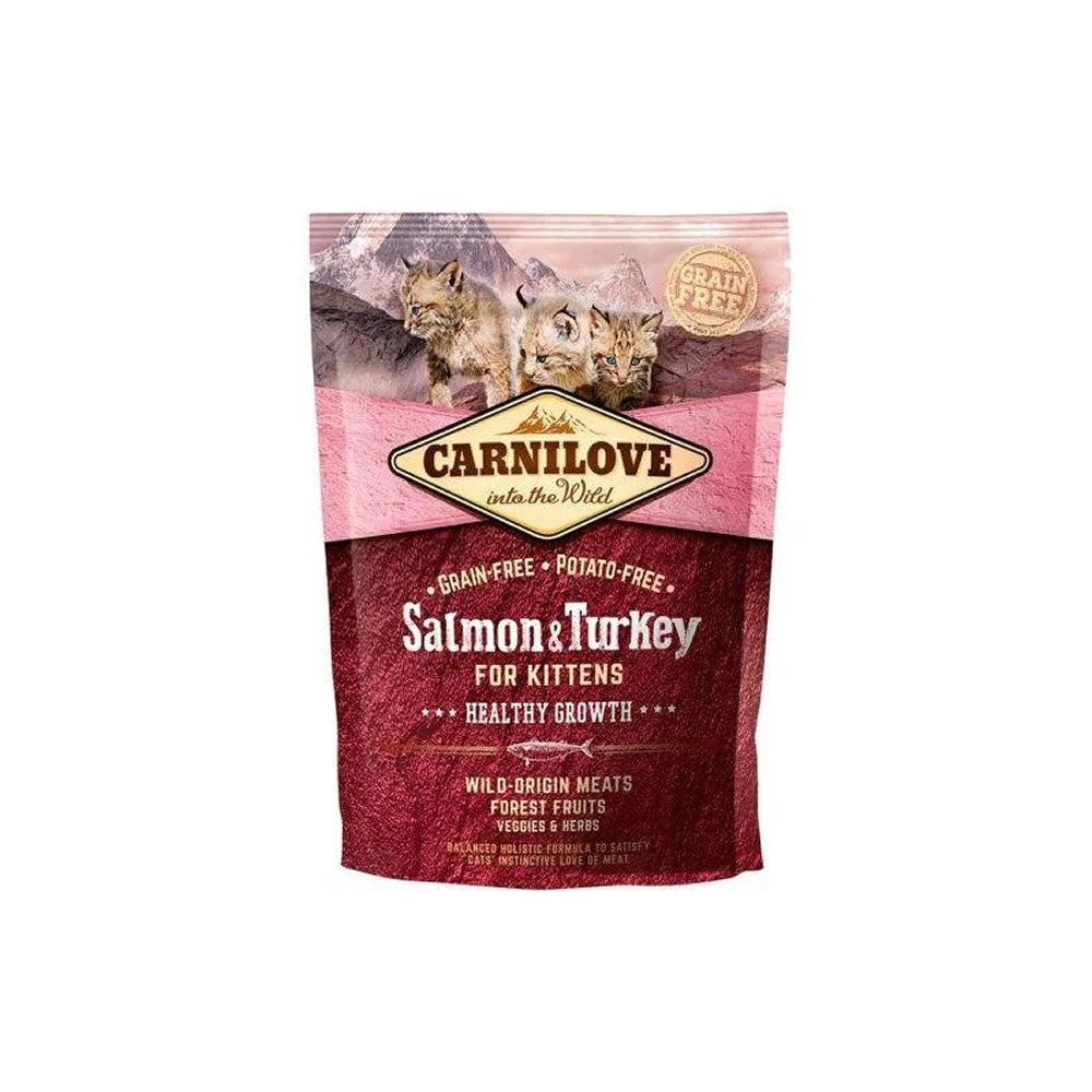 Carnilove Carnilove łosoś i Turkey Kitten Growth Suszone karmy dla kotów 400 kg - 400 g