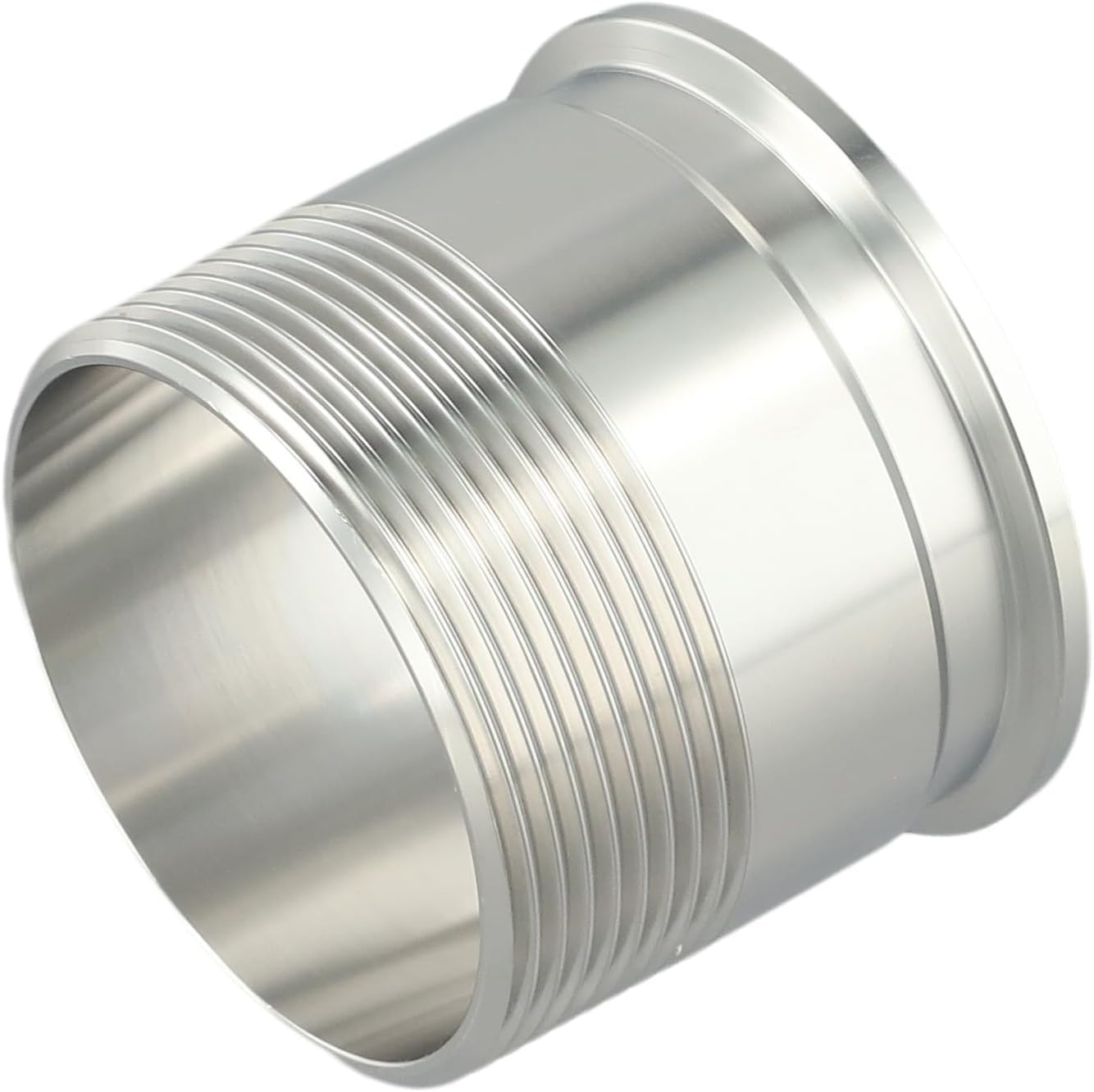 For Tri Clamp to MNPT Adapter, 2 Inch x 2 Inch Stainless Steel SS304 Male Thread Connector, Sanitary Pipe Fitting for NPT/NPS Standards for Home Brewing