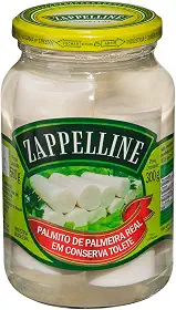 Palmito De Palmeira Real Inteiro Zappelline 300 G