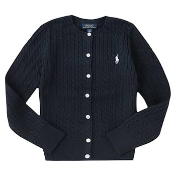 RALPH LAUREN カーディガン ⚪︎ Amazon.co.jp: ポロ ラルフローレン キッズ レディース ケーブル