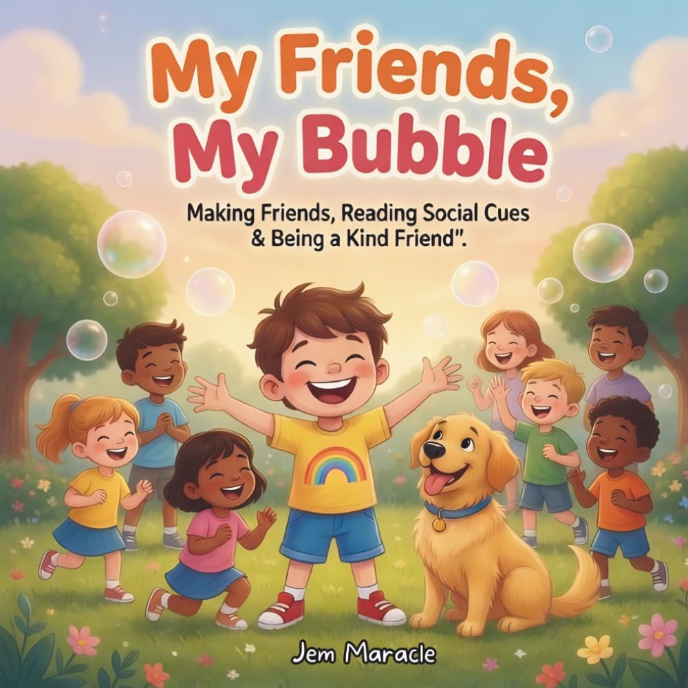 My Friends, My Bubble: Making Friends, Reading Social Cues & Being a Kind Friend – A Rhyming Guide for Kids with Autism: 3 (Safe Bubble Adventures)