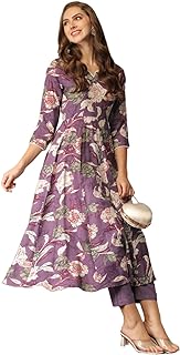 ANNI DESIGNER Women Rayon Blend Kurta Pant Set Price In India