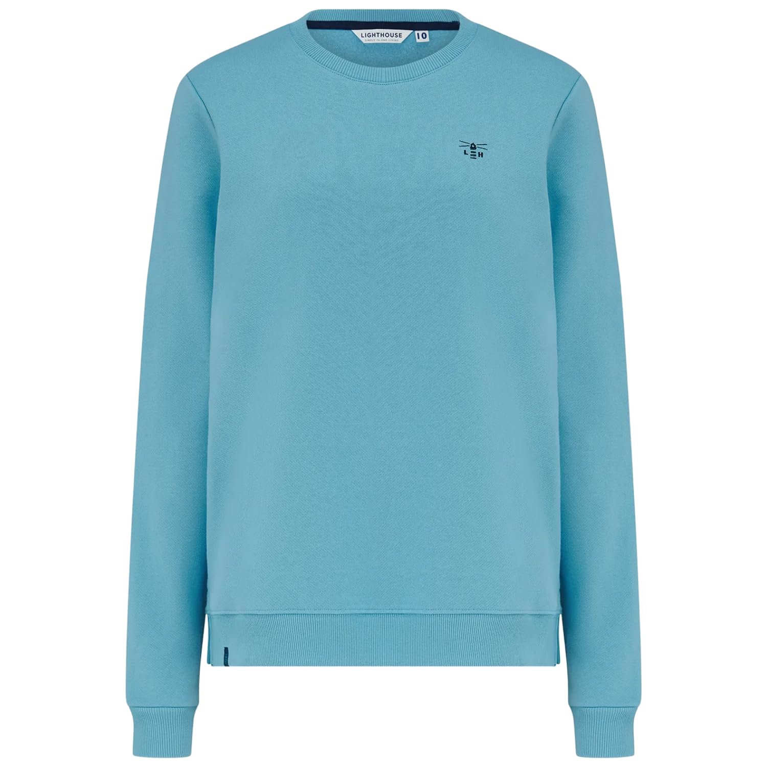 Lighthouse Clothing Women's Bright Blue Seaside Cotton Rich Brushed Jersey In | Size: 16